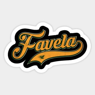 Favela from Brazil Sticker